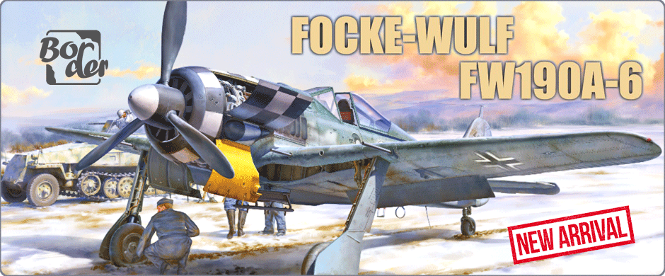 Border Model BF003 1/35 Focke-wulf Fw190A-6 w/WGr.21, Full Engine & Weapon Interior